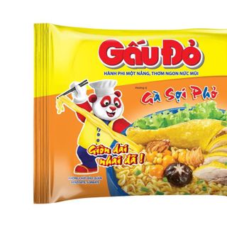 Mì Gấu đỏ Gà sợi phở gói 65g Thùng 30 gói