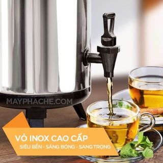 BÌNH TRÀ GIỮ NHIỆT 8L INOX CAO CẤP