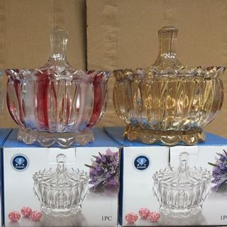 HỦ MỨT TẾT KHÍA LỚN VÀNG 16CM