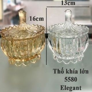 HỦ MỨT TẾT KHÍA LỚN VÀNG 16CM
