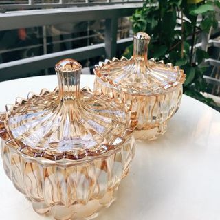 HỦ MỨT TẾT KHÍA LỚN VÀNG 16CM
