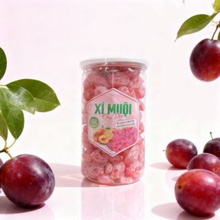 XÍ MUỘI ĐÀO - "TUYỆT PHẨM" MỨT ANH ĐÀO: NGỌT NGÀO, DẺO THƠM 500G - WINNIE HOUSE