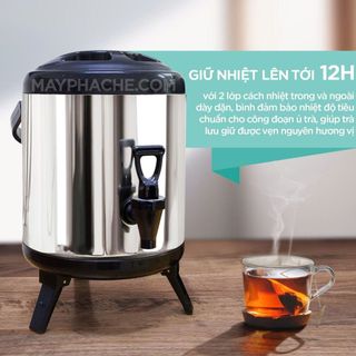 BÌNH TRÀ GIỮ NHIỆT 8L INOX CAO CẤP