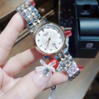 ĐỒNG HỒ NỮ TRUNG CẤP TIXOT CARTSON TOPAZ DEMI THÉP KHOÁ BƯỚM