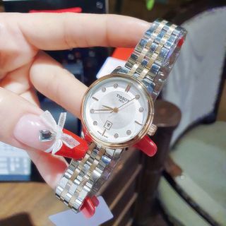 ĐỒNG HỒ NỮ TRUNG CẤP TIXOT CARTSON TOPAZ DEMI THÉP KHOÁ BƯỚM