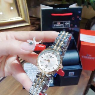 ĐỒNG HỒ NỮ TRUNG CẤP TIXOT CARTSON TOPAZ DEMI THÉP KHOÁ BƯỚM