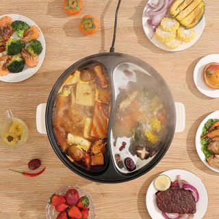 NỒI LẨU ĐIỆN 2 NGĂN 28CM ĐA NĂNG