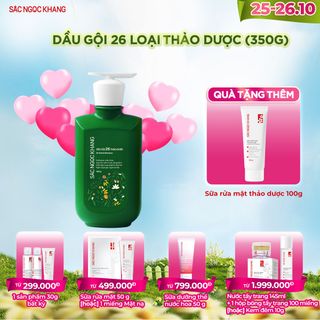 Dầu Gội 26 Loại Thảo Dược [350g] TẶNG QUÀ