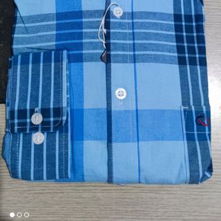 Áo sơ mi nam sọc tay dài vải xuất dư có size to 80-90kg