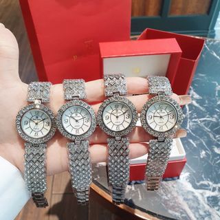 XẢ RẺ ĐỒNG HỒ NỮ THỜI TRANG RODAL MẶT TRÒN DÂY FULL HỘT