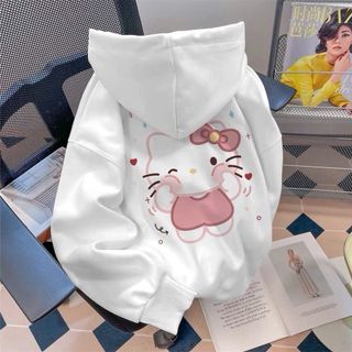 Áo Hoodie in Hellokity (in pét) hình in xịn, bền dính chắc