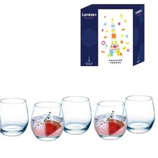 Bộ Bình 6 Cốc Thủy Tinh Luminac Cốc Thấp ( THÙNG 6B )