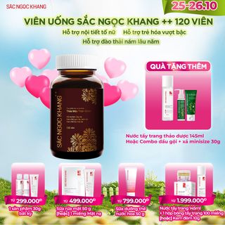 Viên Uống Sắc Ngọc Khang ++ [Hộp 120 Viên] Tặng 1 TRONG 3 QUÀ