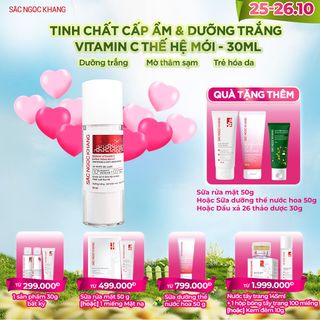 Serum Dưỡng Trắng Da Vitamin C [Chai 30ml] TẶNG 1 TRONG 2 QUÀ