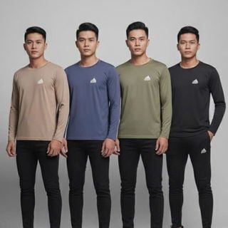 áo tròn mịn tay dài ,áo thun nam lao động ,áo thun nam