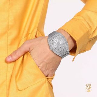 ĐỒNG HỒ NỮ CAO CẤP GUECC MẶT HỘT CHỮ NHẬT SILVER