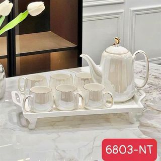 Bộ Ấm Chén Sứ To 6803-NT (THÙNG 8B)