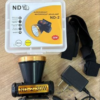 ĐÈN PIN ĐỘI ĐẦU SIÊU SÁNG 30W ND- 2