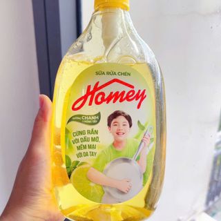 Sữa rửa chén Homey 480g hương chanh và húng tây