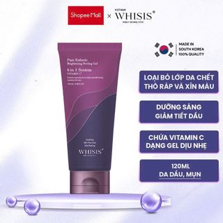 Tẩy tế bào chết mặt Whisis vitamin C tím 120ml