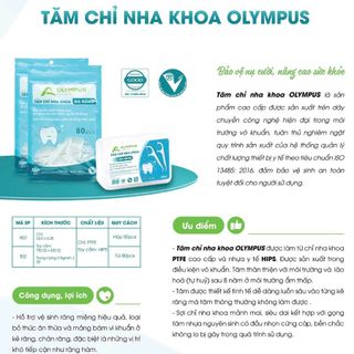 Tăm chỉ nha khoa OLYMPUS lốc 12 hộp (600pcs) - Tăm chỉ nha khoa thương hiệu Việt Nam chất lượng cao.