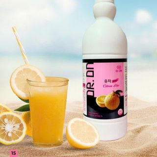 Mứt Yuja Cam Chanh Dr.DN | Trái Thanh Yên Hàn Quốc chai  Chai 1800G