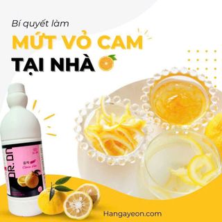 Mứt Yuja Cam Chanh Dr.DN | Trái Thanh Yên Hàn Quốc chai  Chai 1800G