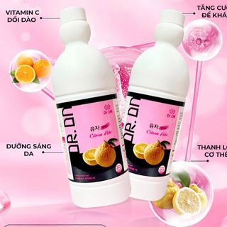 Mứt Yuja Cam Chanh Dr.DN | Trái Thanh Yên Hàn Quốc chai  Chai 1800G