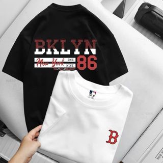 Ao thun co tròn unisex mlb