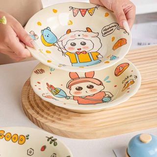 Đĩa Sứ Shin Cute (THÙNG 64C)