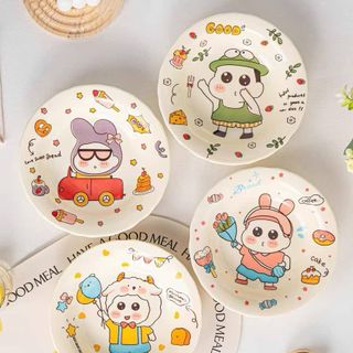 Đĩa Sứ Shin Cute (THÙNG 64C)