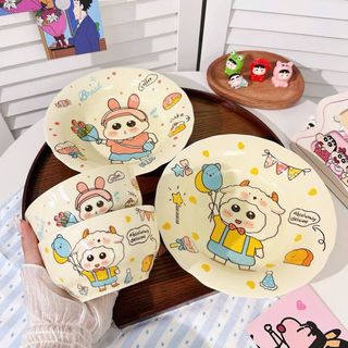 Đĩa Sứ Shin Cute (THÙNG 64C)