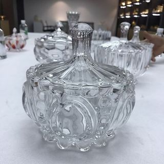 HỦ MỨT TẾT MẮT NGỌC LỚN TRẮNG 16CM