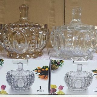 HỦ MỨT TẾT MẮT NGỌC LỚN TRẮNG 16CM