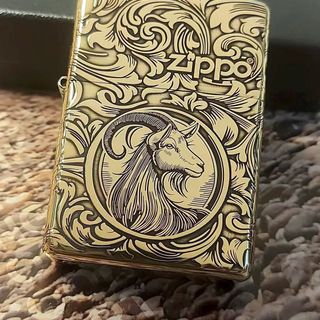 Zippo đồng khối khắc 12 con giáp mộc đấy chu niên 85