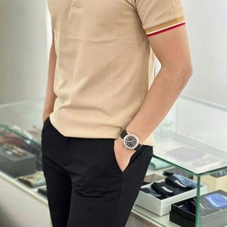 Áo thun polo nam. Chất cotton gai pique dày dặn