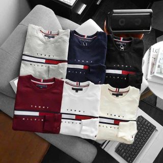 Áo Sweater nam. Chất chân cua dày đanh , mịn không xù không ra màu ,thấm hút tốt, logo thêu nét từng milimet - Bo dệt đồng màu