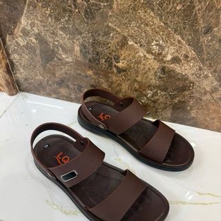 Dép sandal nam da PU cao cấp – Thiết kế đơn giản, sang trọng, bền đẹp, mang cực êm chân
