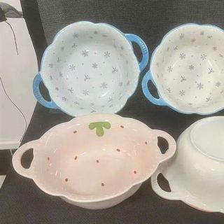 Tô Sứ 2 Quai Họa Tiết (THÙNG 48C)