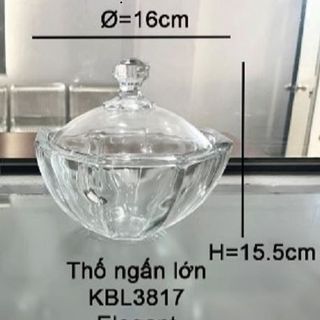 HỦ MỨT TẾT NGẤN LỚN 16CM KBL3817