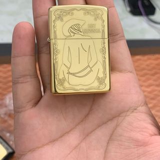Zippo đồng khối 9 lama nữ cao bồi