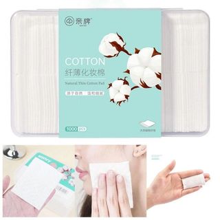 Bông Tẩy Trang Mỏng Tự Nhiên 100 Miếng ON PAI – Cotton Pad Dưỡng Da, Làm Sạch Mặt Dịu Nhẹ