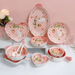 BỘ 12 CHI TIẾT Bát, Đĩa, Đũa, Thìa-Bộ Trống Đồng Thỏ (THÙNG 6B)