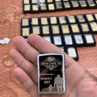 Zippo bạc 9 lama khắc mọi chủ đề