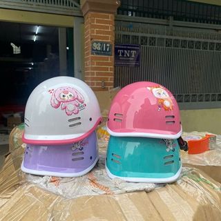 Nón Bảo Hiểm Cá Heo Cho Bé In Hình