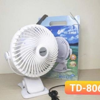 QUẠT TÍCH ĐIỆN KẸP BÀN MICKEY TD- 806B