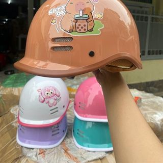 Nón Bảo Hiểm Cá Heo Cho Bé In Hình