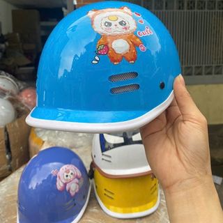 Nón Bảo Hiểm Cá Heo Cho Bé In Hình