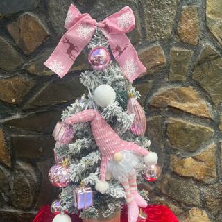 Cây Thông 50cm , Kèm gấu, Phụ Kiện (như hình)