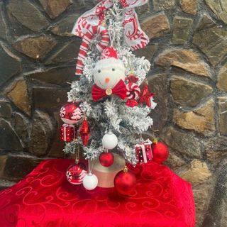 Cây Thông 50cm , Kèm gấu, Phụ Kiện (như hình)